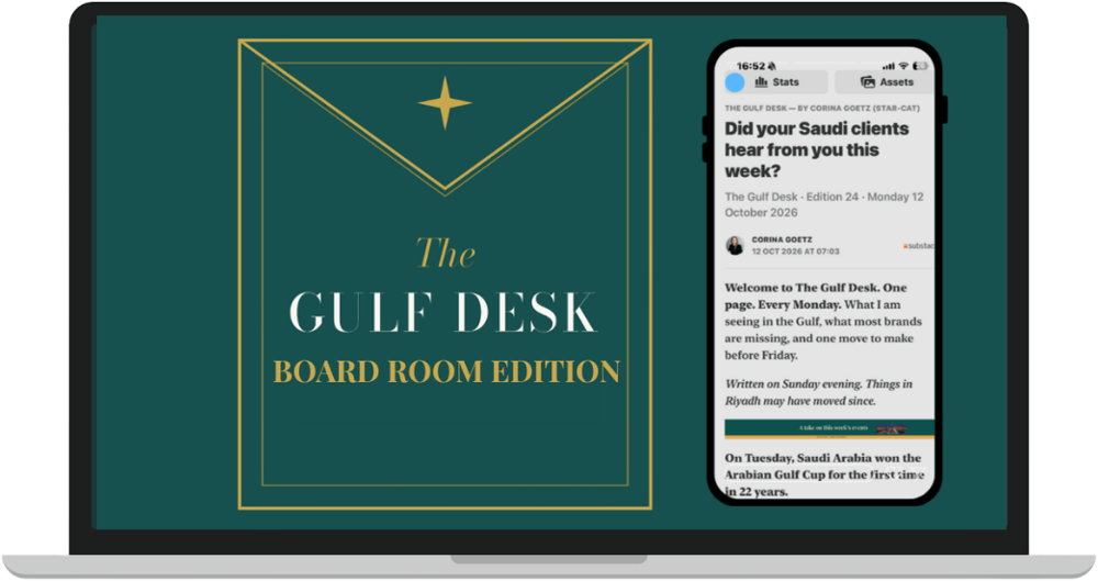 The Gulf Desk Boardroom Edition by Corina Goetz